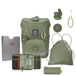 DerDieDas ErgoFlex Easy Exclusive ECO - Schulranzen Set 5 Tlg 950g