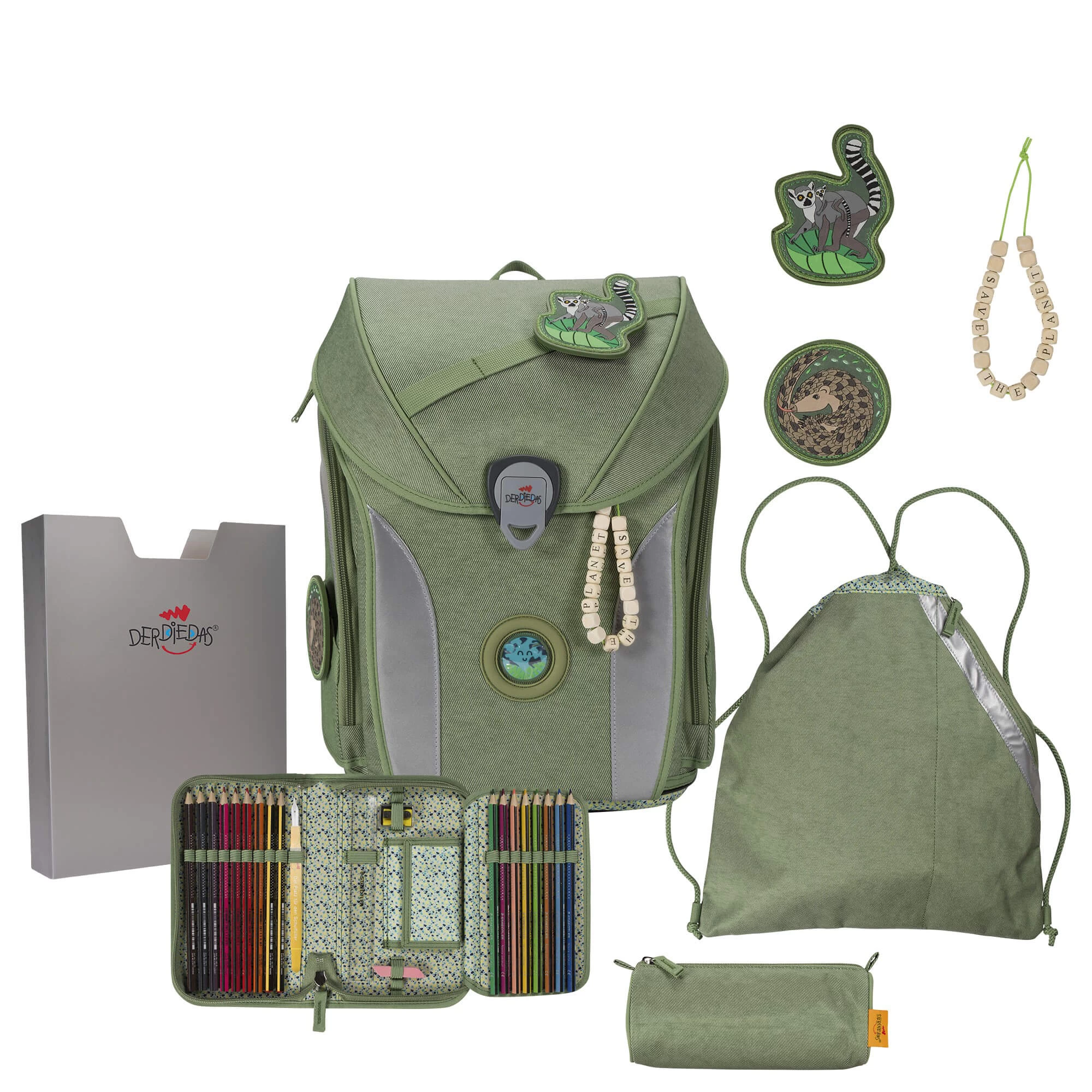 DerDieDas ErgoFlex Max Exklusiv ECO - Schulranzen Set 5tlg. 950g 3 DerDieDas ErgoFlex Max Exklusiv ECO - Schulranzen Set 5tlg. 950g