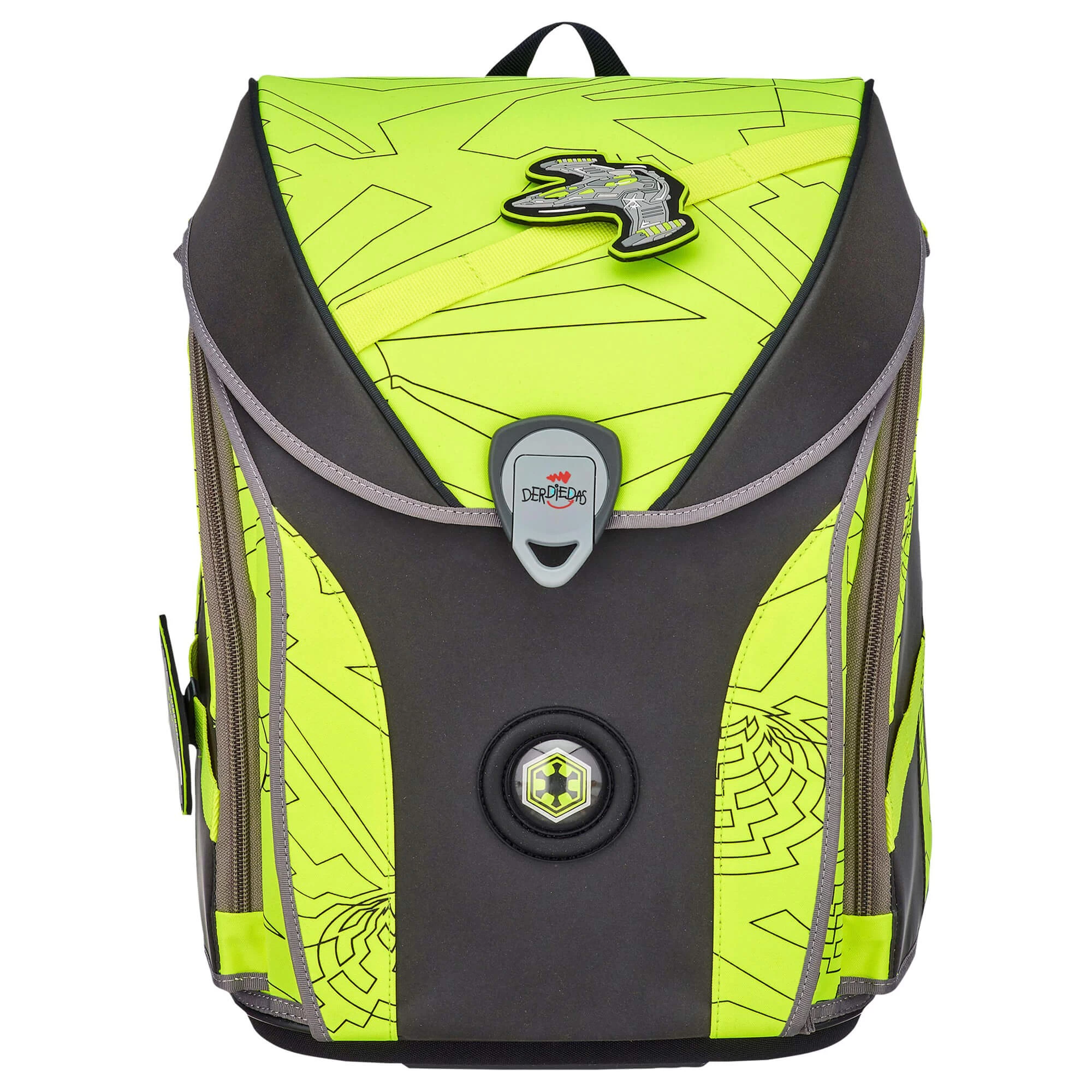 DerDieDas ErgoFlex Max Superflash Neon - Schulranzen Set 5tlg. 950g 4 DerDieDas ErgoFlex Max Superflash Neon - Schulranzen Set 5tlg. 950g – Bild 2