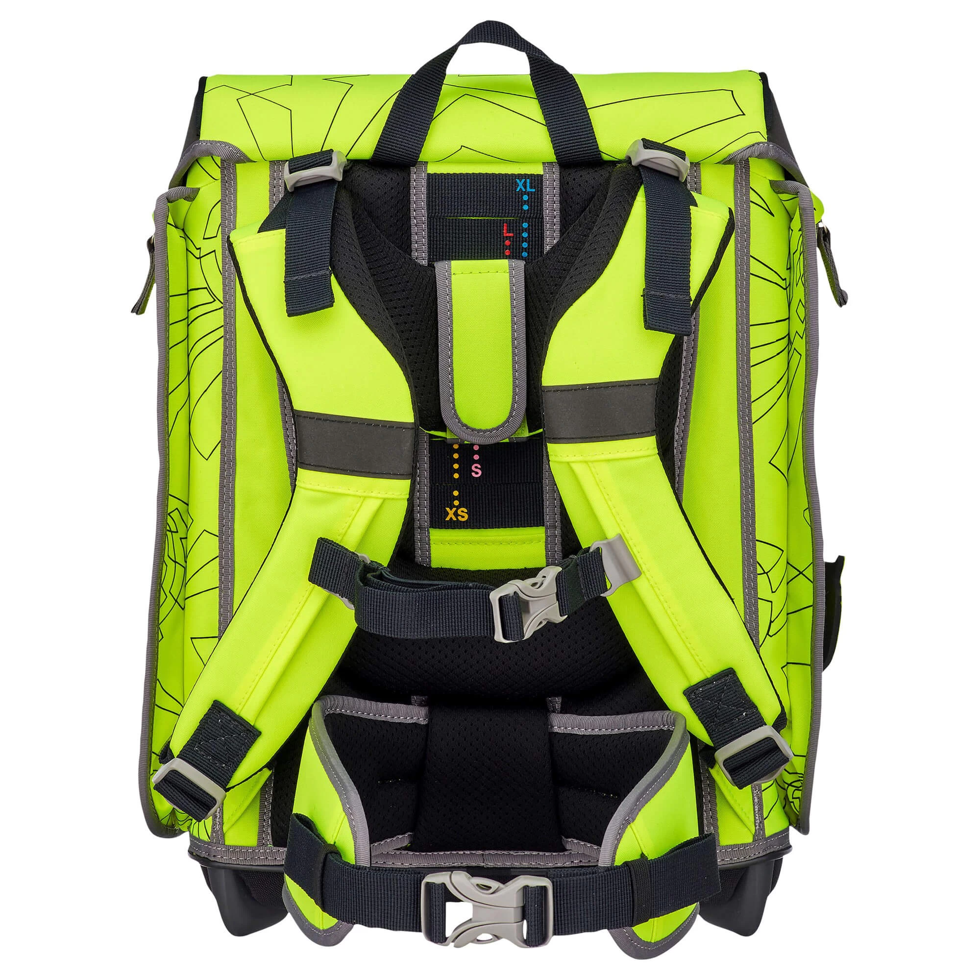 DerDieDas ErgoFlex Max Superflash Neon - Schulranzen Set 5tlg. 950g 6 DerDieDas ErgoFlex Max Superflash Neon - Schulranzen Set 5tlg. 950g – Bild 4