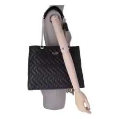 GUESS ECO MIA Girlfriend Tote -Boutique-Taschenladen GUESS ECO MIA Girlfriend Tote EQG896923 BLA black 7 600x600