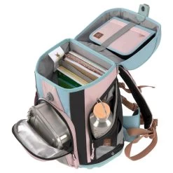 LÄSSIG School Set Boxy Unique - Schulranzen Set 7tlg. -Boutique-Taschenladen L SSIG School Set Boxy Unique Schulranzen Set 7 tlg Rose Blue Black 1205015780 6