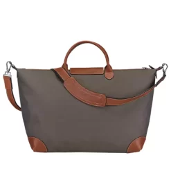 Longchamp Boxford Reisetasche L -Boutique-Taschenladen Longchamp L1624080042 brown back 600x600