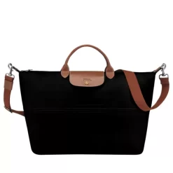 Longchamp Le Pliage Reisetasche -Boutique-Taschenladen Longchamp L1911089001 black detail 600x600