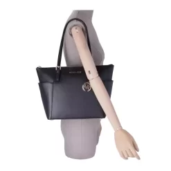 Michael Kors Jet Set Item EW TZ Tote -Boutique-Taschenladen Michael Kors Jet Set Item EW TZ Tote 30F2GTTT8L 001 black 7 600x600