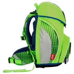 Scout Alpha Exklusiv DIN NEON - Schulranzen Set 4tlg. -Boutique-Taschenladen Scout Alpha Exklusiv DIN NEON Schulranzen Set 4tlg Green Gecko 74420207900 3