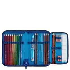 Scout Sunny II DIN - Schulranzen Set 4tlg. -Boutique-Taschenladen Scout Sunny II DIN Schulranzen Set 4tlg Blue Police 73450721600 8