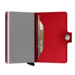 Secrid Miniwallet Crisple -Boutique-Taschenladen Secrid Miniwallet Crisple red 4 600x600