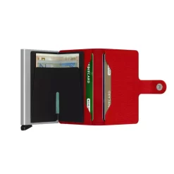 Secrid Miniwallet Crisple -Boutique-Taschenladen Secrid Miniwallet Crisple red 5 600x600