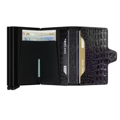 Secrid Twinwallet Nile -Boutique-Taschenladen Secrid Twinwallet Nile black 4 600x600