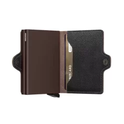 Secrid Twinwallet Saffiano -Boutique-Taschenladen Secrid Twinwallet Saffiano brown 4 600x600