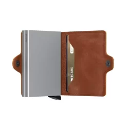 Secrid Twinwallet Vintage -Boutique-Taschenladen Secrid Twinwallet Vintage cognac silver 4 600x600