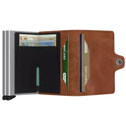 Secrid Twinwallet Vintage -Boutique-Taschenladen Secrid Twinwallet Vintage cognac silver 5 600x600
