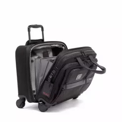 TUMI TUMI ALPHA DLX 4 Wheeled Laptop Case Brief -Boutique-Taschenladen TUMI TUMI Alpha DLX 4 Wheeled Laptop Case Brief 117158 1041 black 2 600x600