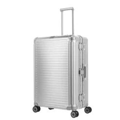 Travelite NEXT 4w Trolley L -Boutique-Taschenladen Travelite NEXT Trolley L silber 2 600x600