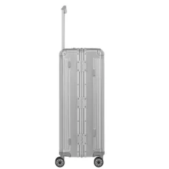 Travelite NEXT 4w Trolley L -Boutique-Taschenladen Travelite NEXT Trolley L silber 5 600x600