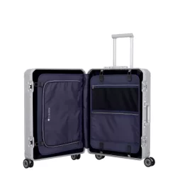Travelite NEXT 4w Trolley M -Boutique-Taschenladen Travelite NEXT Trolley M silber 6 600x600