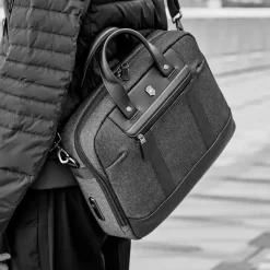 Victorinox Architecture Urban2 Briefcase 21 Victorinox Architecture Urban2 Briefcase -Boutique-Taschenladen Victorinox Architecture Urban 2 Briefcase 611956 melange grey black 10 600x600