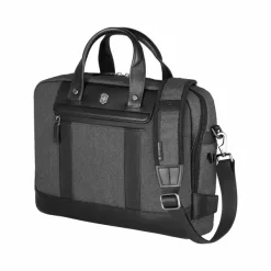 Victorinox Architecture Urban2 Briefcase 14 Victorinox Architecture Urban2 Briefcase -Boutique-Taschenladen Victorinox Architecture Urban 2 Briefcase 611956 melange grey black 3 600x600